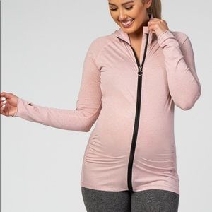 Pink Blush Active Hooded Zip Up
